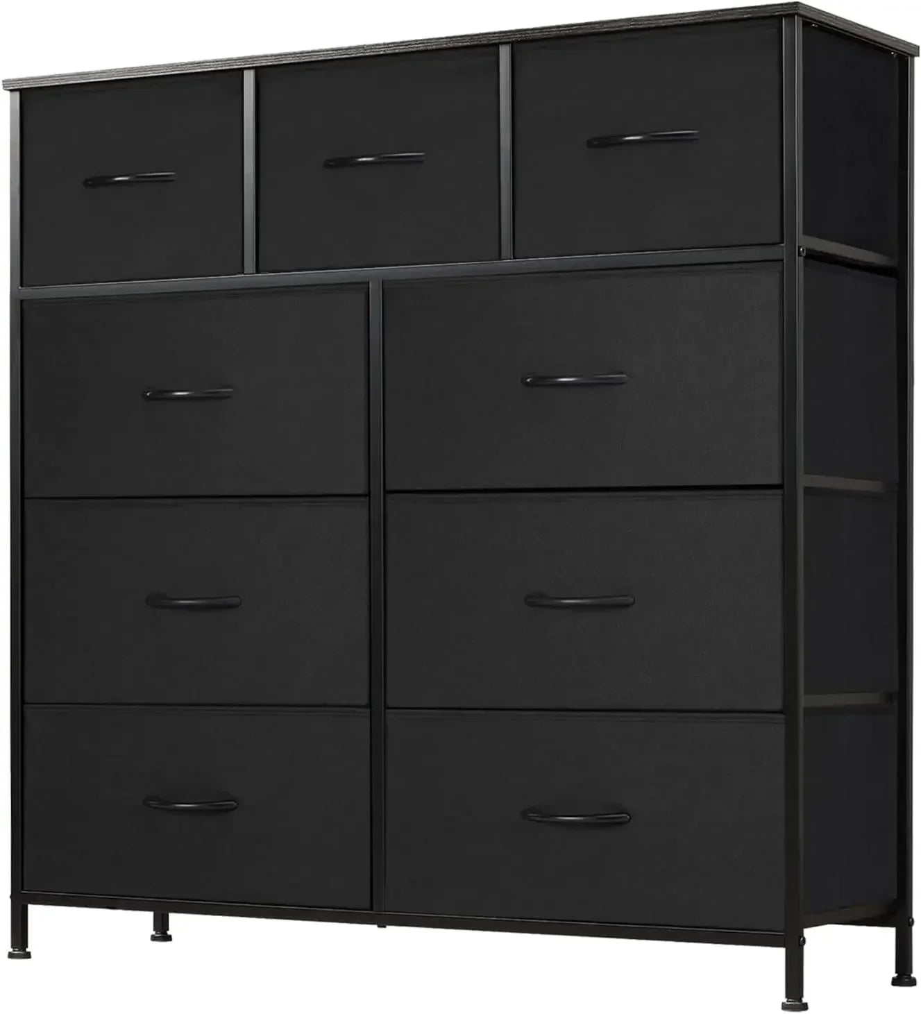 Fabric Dresser W/ 9 Drawers