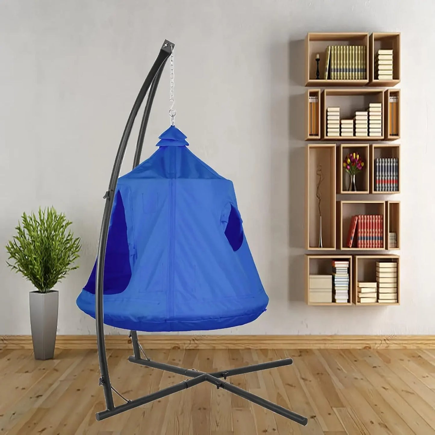 Egg Basket Patio Seat w/Support Stand