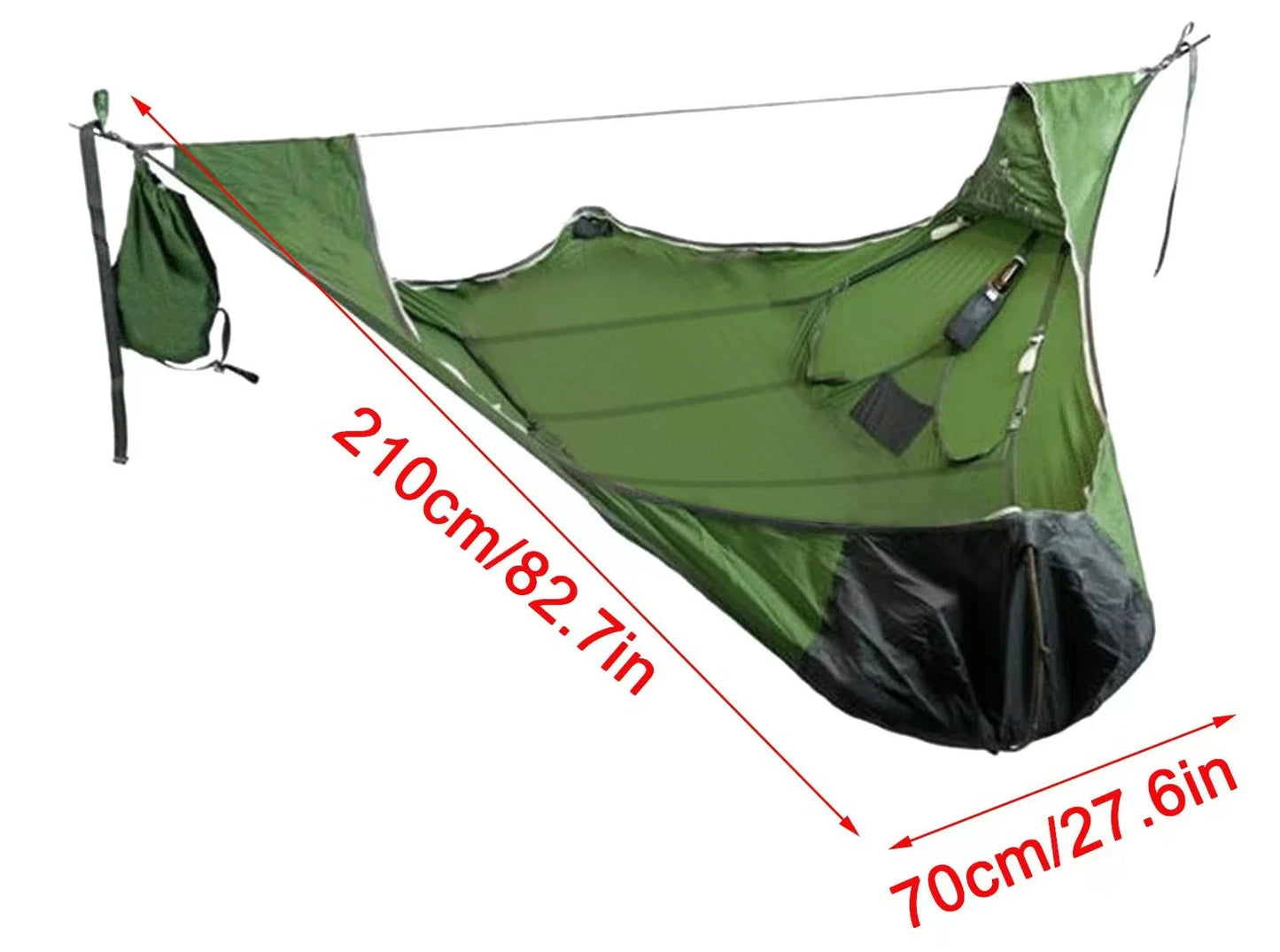 Survival Sleeping Bag with Mosquito Net Hammocks