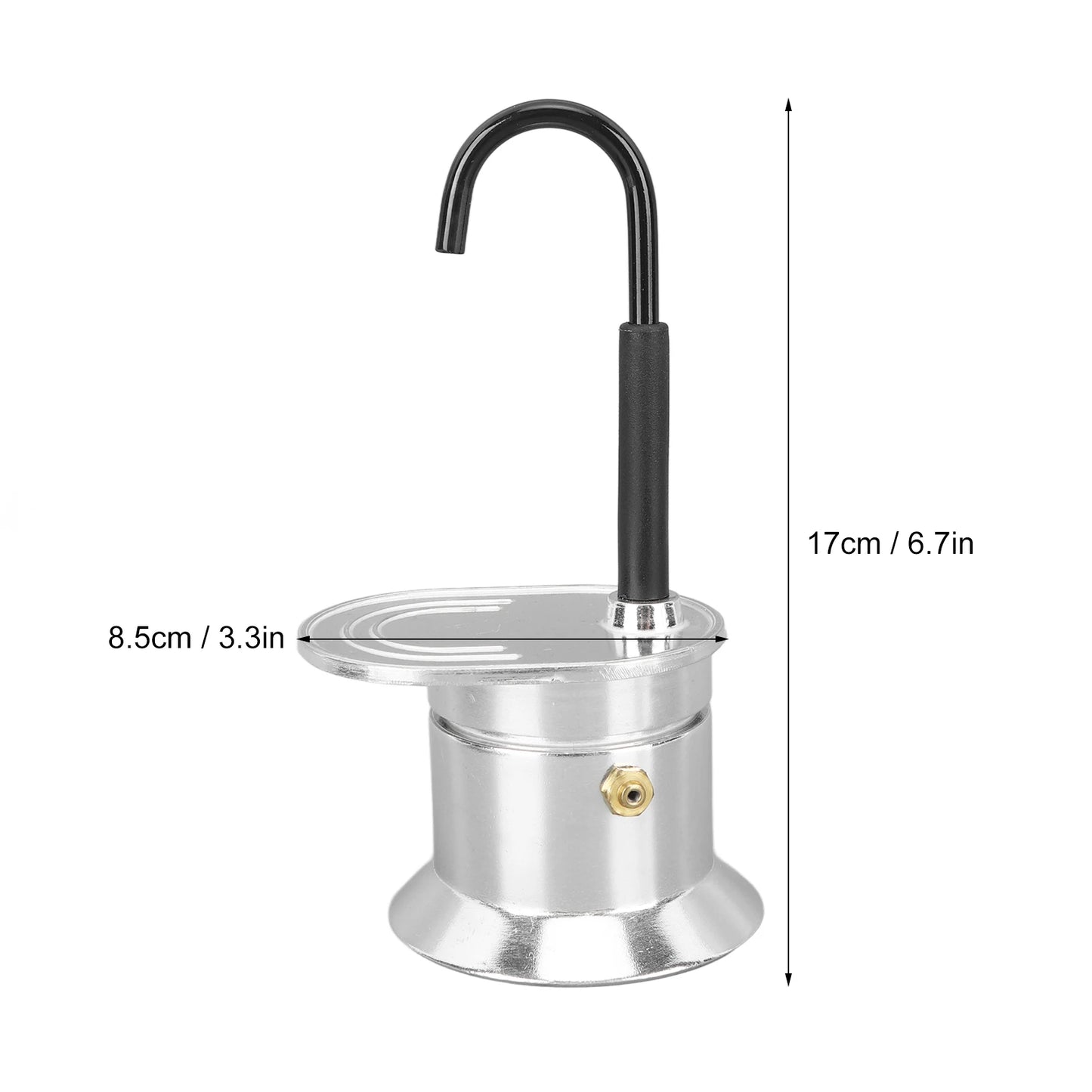 Single Tube Stovetop Italian Coffee Maker