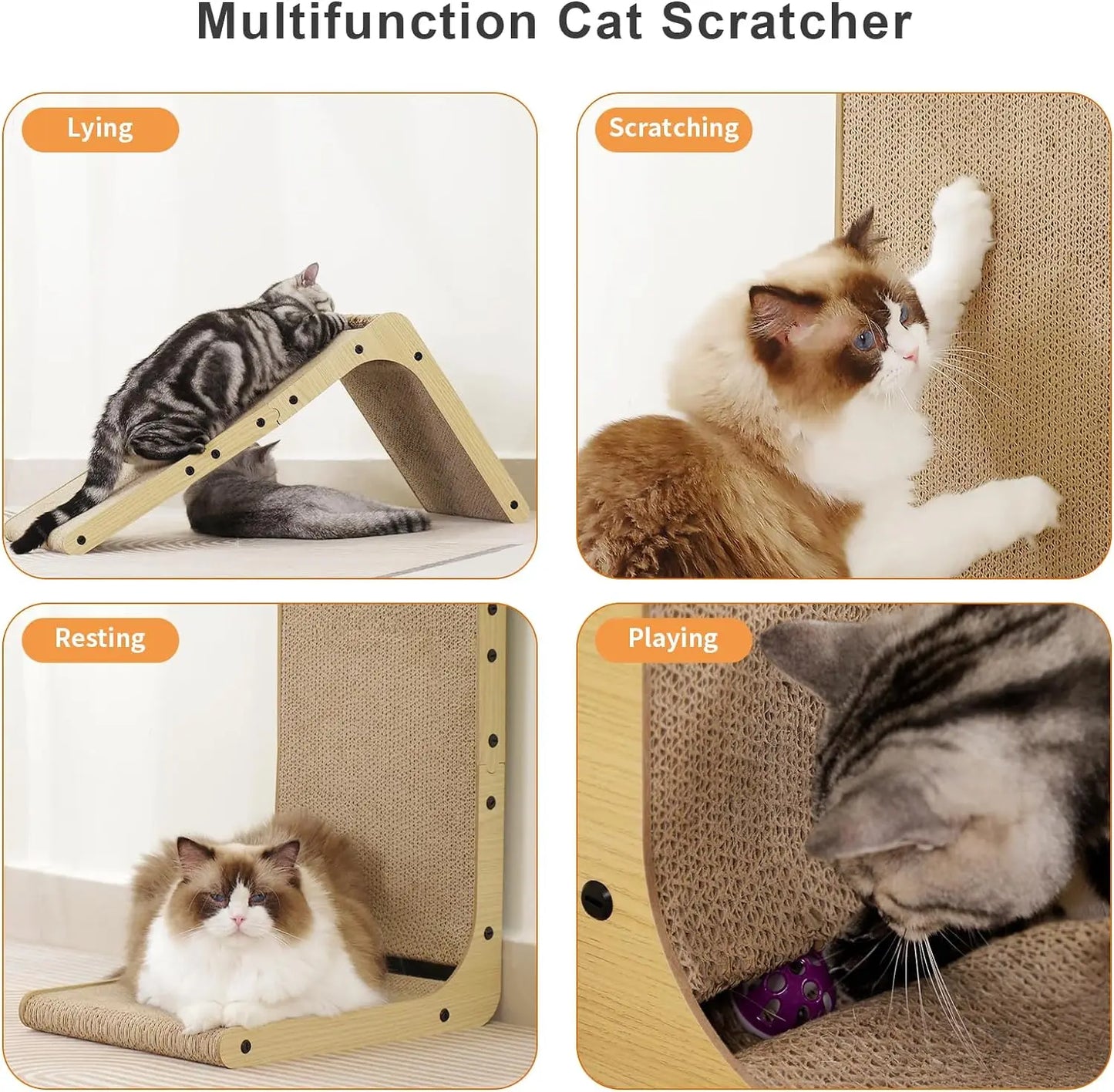 23.6 Inch Cat Scratchers for Indoor Cats