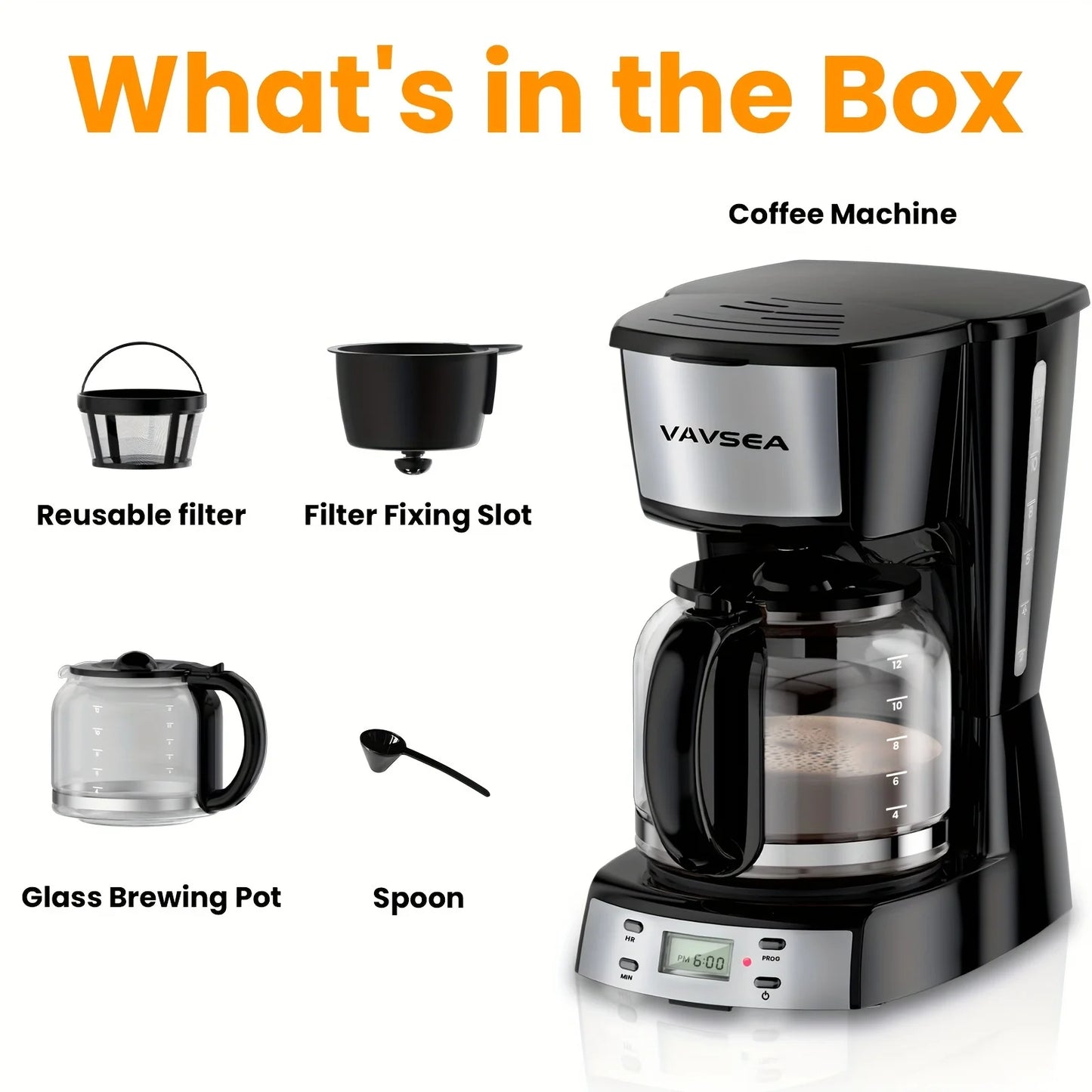 Programmable 12 Cup Coffee Maker