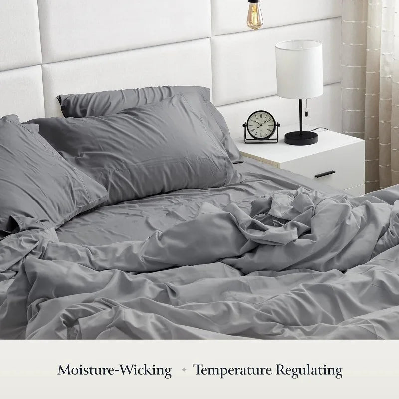 Luxury 6 Piece Bed Sheets for Queen Size