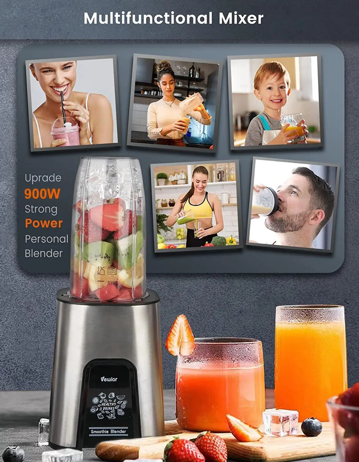 Personal Smoothie & Shakes Blender