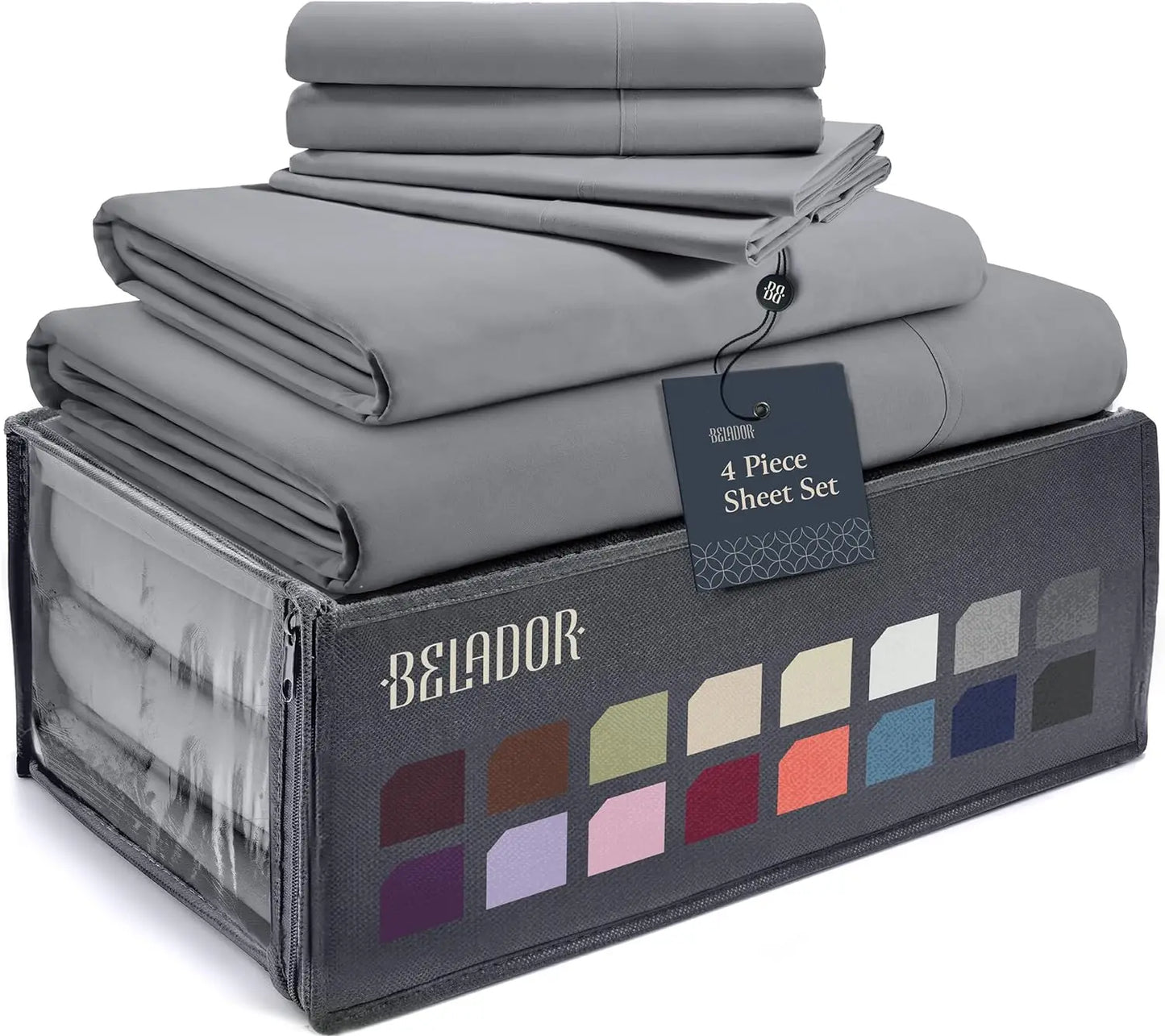 Luxury 6 Piece Bed Sheets for Queen Size