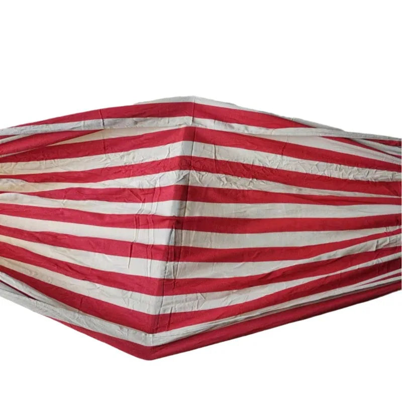 Elegant Red and White Anti Rollover Hammock