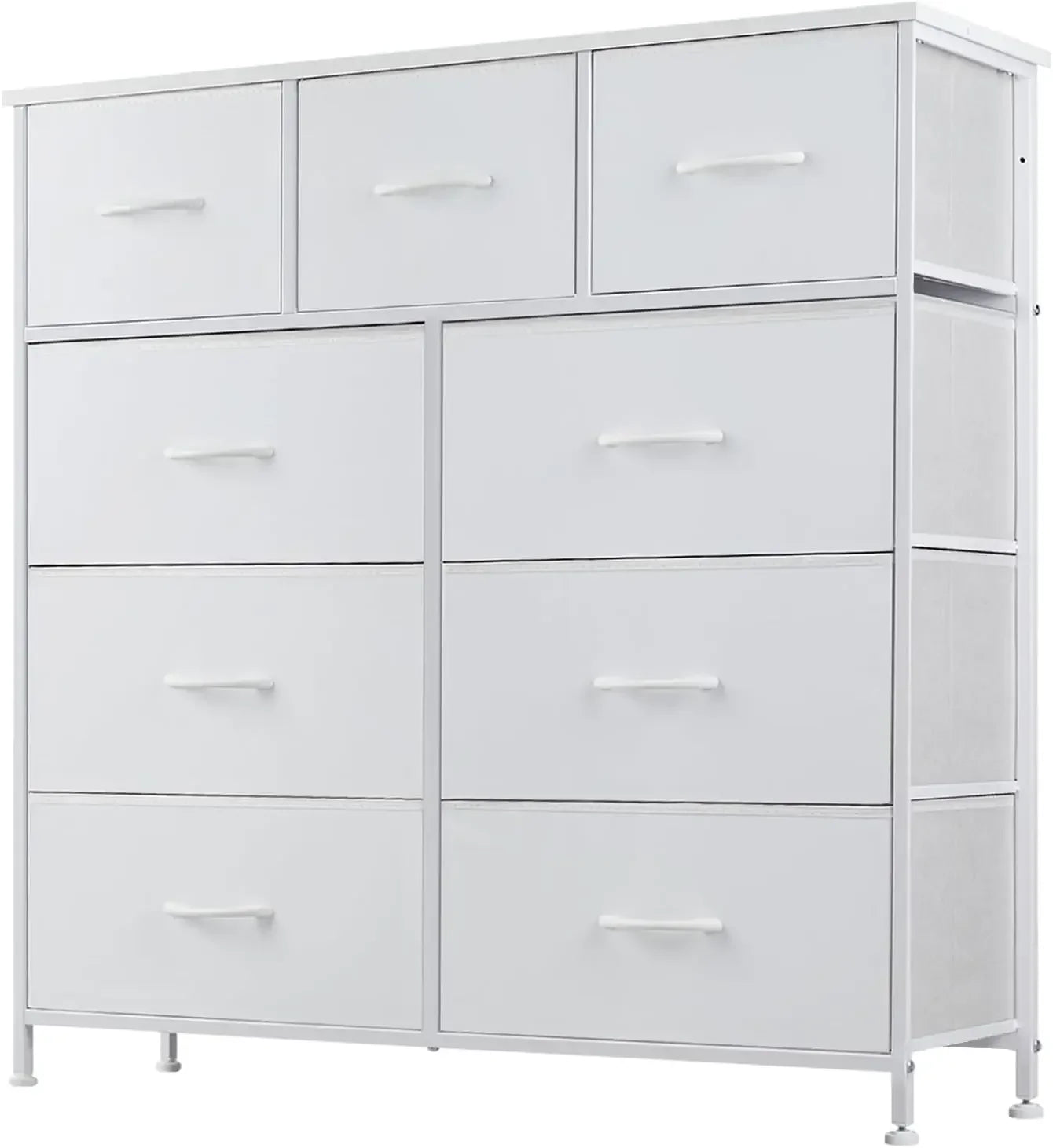 Fabric Dresser W/ 9 Drawers