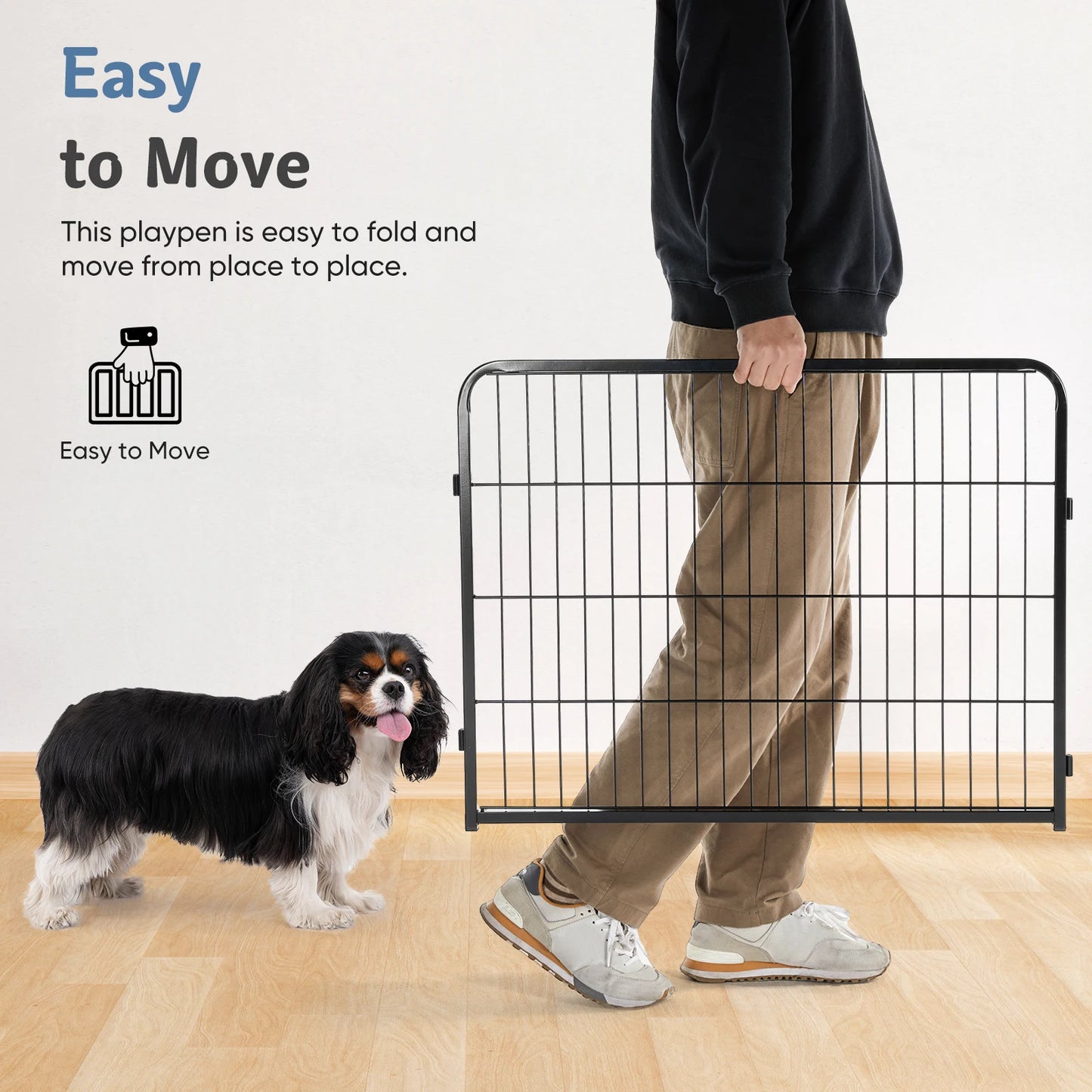 Heavy Duty 16 Panel Indoor/Outdoor Pet Playpen