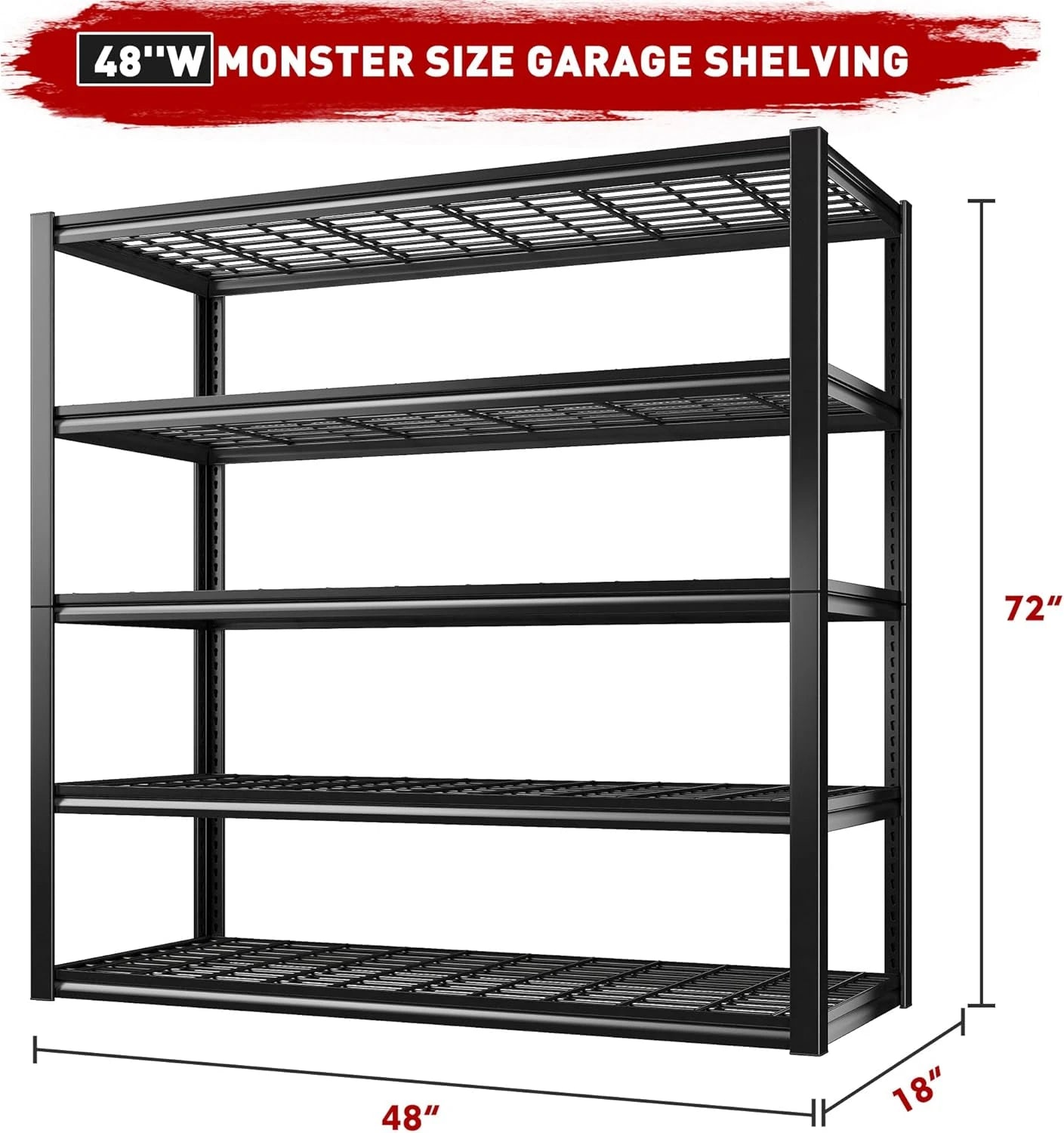 Shed Storage Shelves 2500LBS Metal