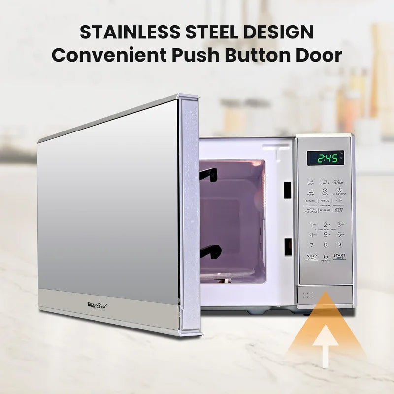 0.7 Cu Ft Stainless Steel Microwave Oven