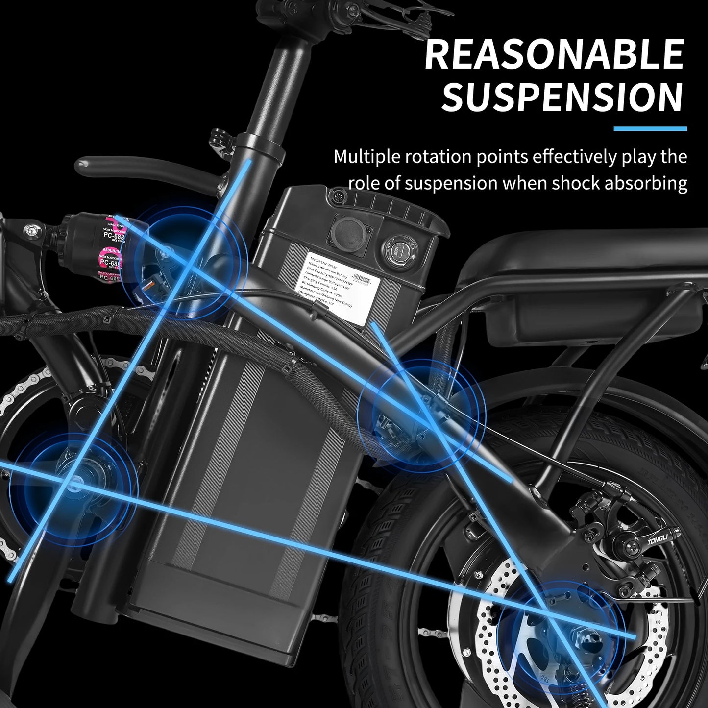 Adult foldable electric bicycle with seat and basket