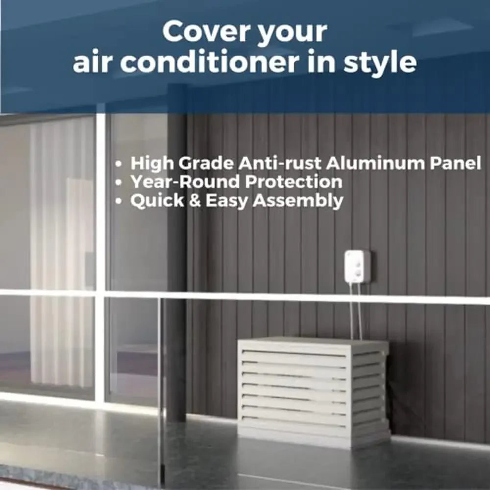 Durable Aluminum Outdoor Mini Split Cover 2400 0 BTU