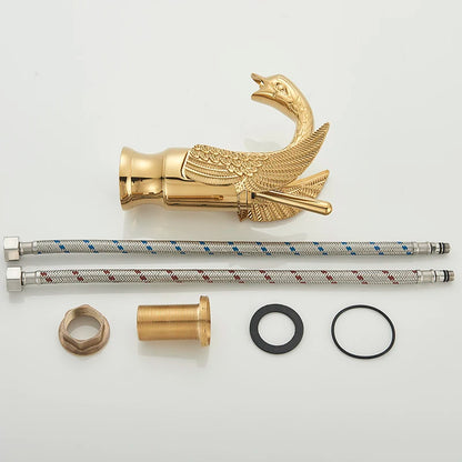 Vintage Brass Luxury Bathroom  Sink Faucet