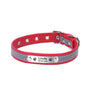 Personalized  LeatherEngraved ID Reflective Pet Collar