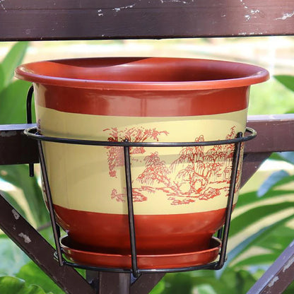 Round Iron Hanging Balcony Bracket