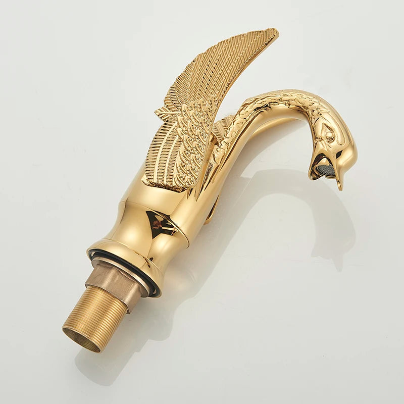 Vintage Brass Luxury Bathroom  Sink Faucet