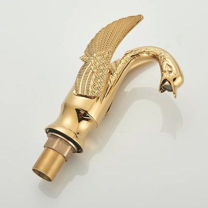 Vintage Brass Luxury Bathroom  Sink Faucet