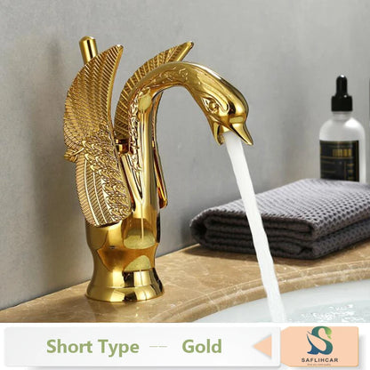 Vintage Brass Luxury Bathroom  Sink Faucet