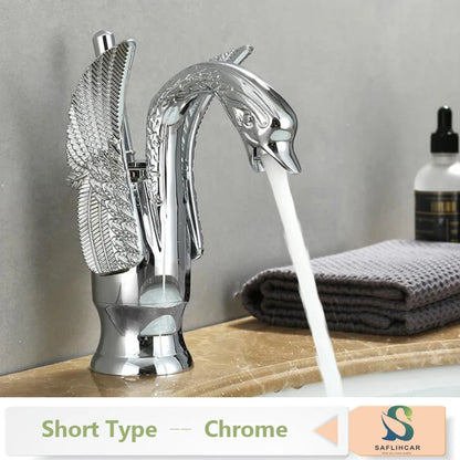 Vintage Brass Luxury Bathroom  Sink Faucet