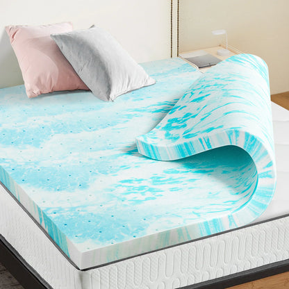 2-3 Inch Gel Memory Foam Mattress Topper Full size