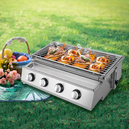 Stainless Steel Smokeless Barbecue Grill