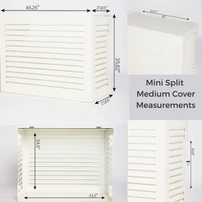Durable  Aluminum Outdoor Mini Split Cover 2400 0 BTU
