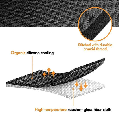 Fire resistant Under Grill Mats For Outdoor Grill