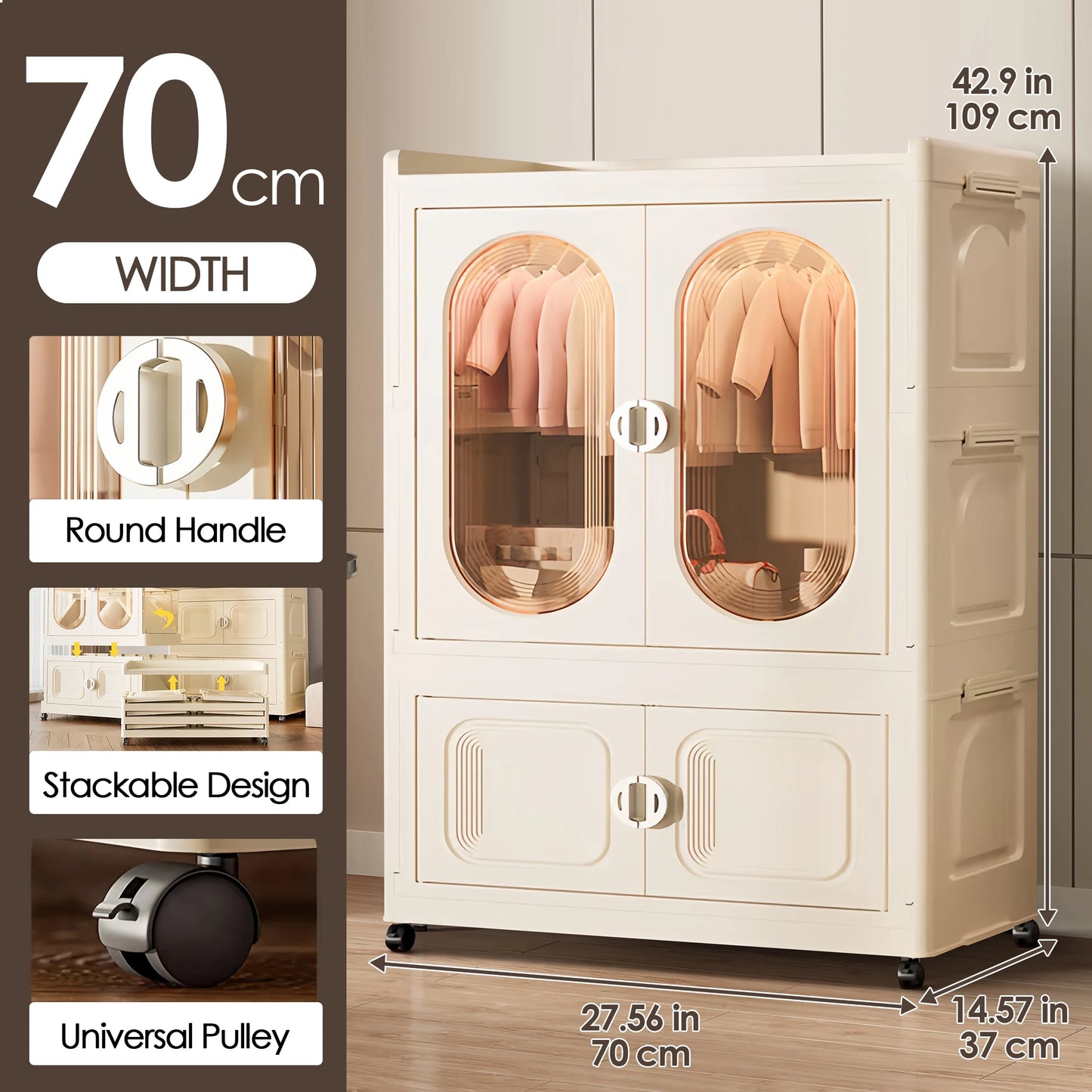 Stackable Large Capacity Fold Storage Box