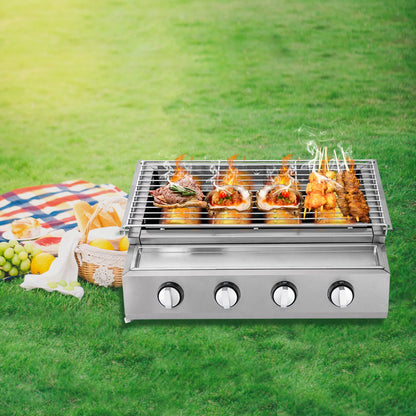 Stainless Steel Smokeless Barbecue Grill