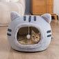 Kitty Shape Small Comfy  Basket Bed