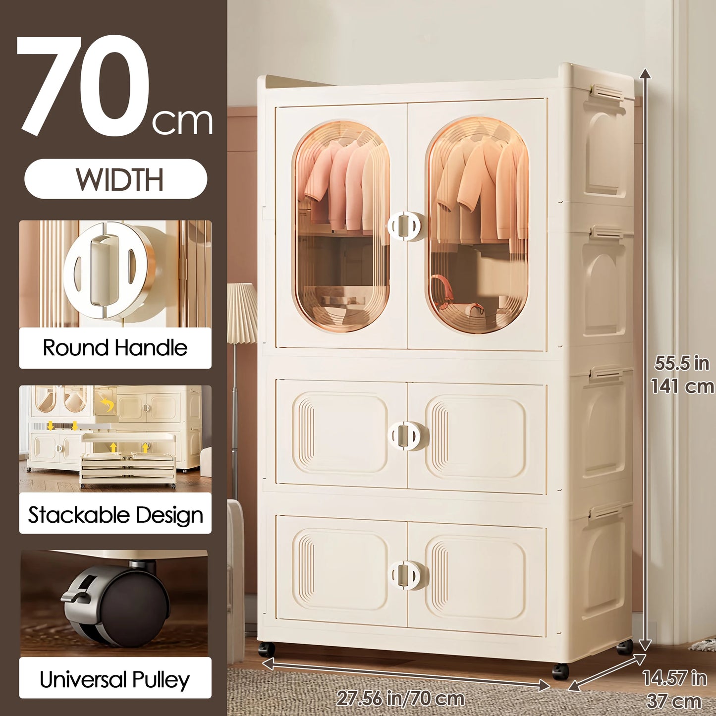 Stackable Large Capacity Fold Storage Box