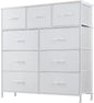 Fabric Dresser W/ 9 Drawers
