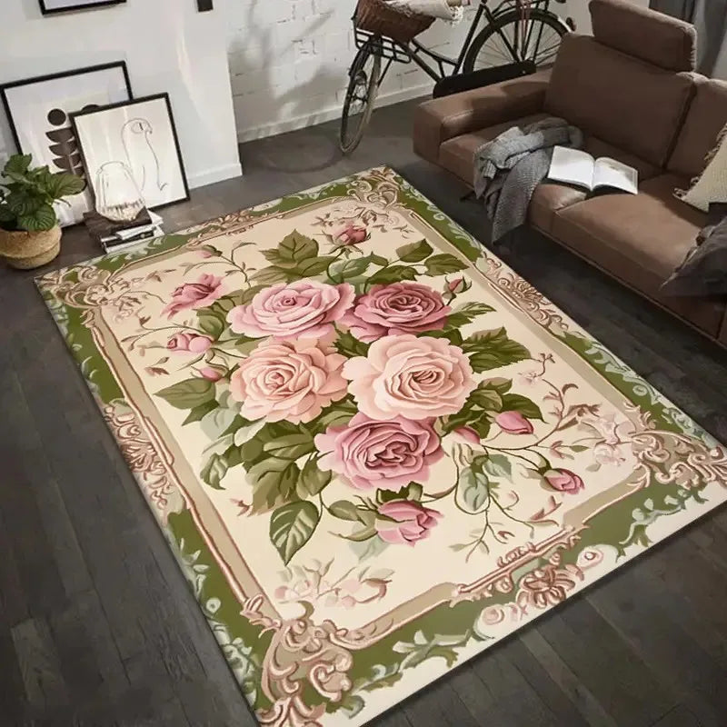 Vintage Floral Area Rug
