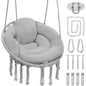 Macrame Swing for Living Room, Bedroom, Porch 359lbs
