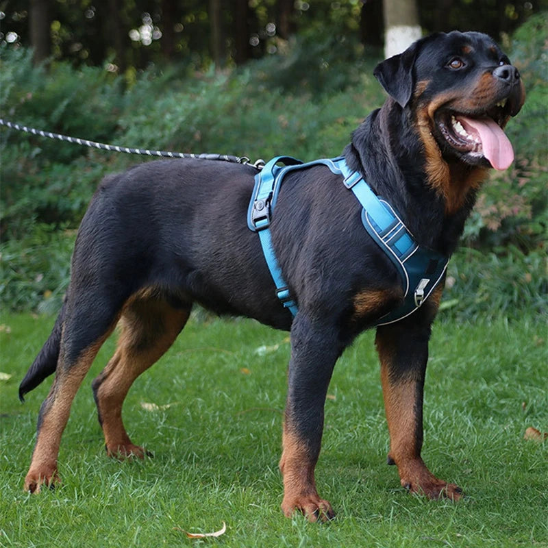 Medium To Large Tactical Reflective Dog Harness