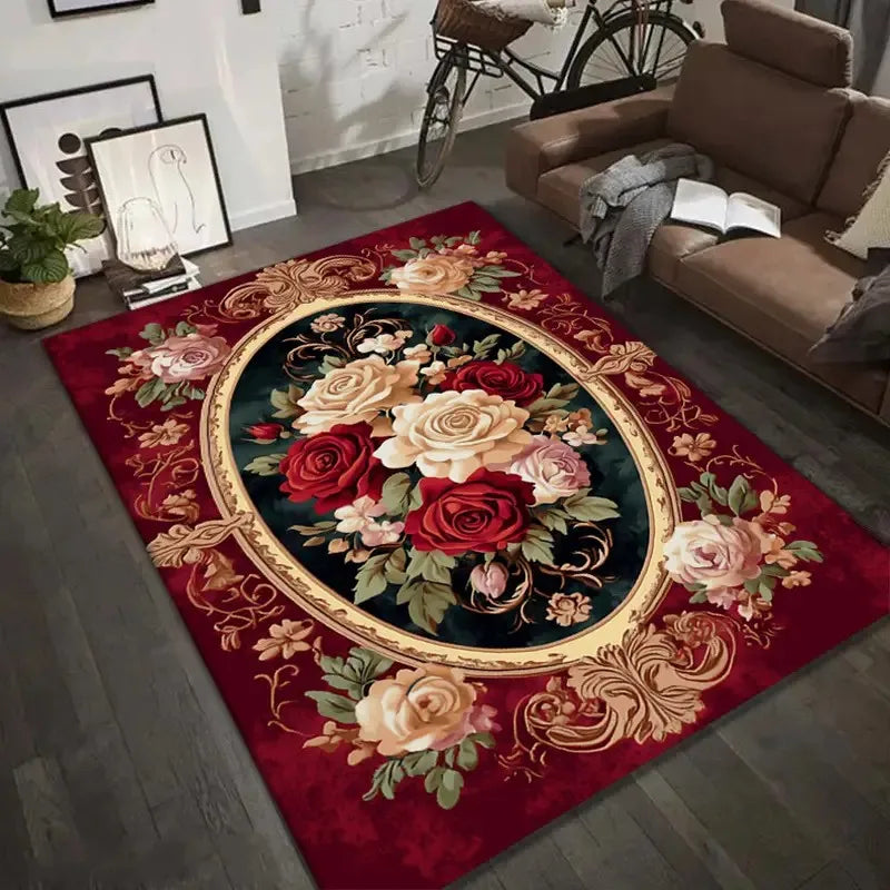Vintage Floral Area Rug