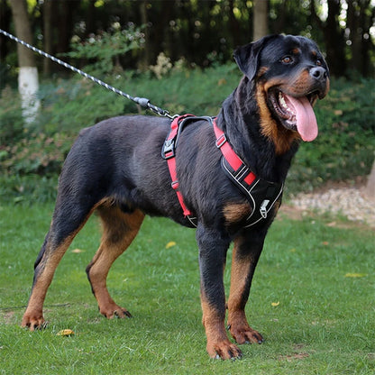 Medium To Large Tactical Reflective Dog Harness