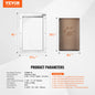 Pet Door Aluminum Frame with Lock and Flap System