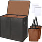 Laundry Hamper with Lid & Removable Bags