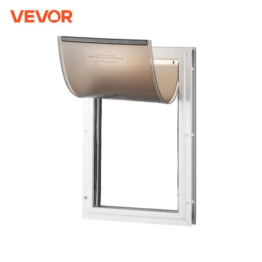 Pet Door Aluminum Frame with Lock and Flap System