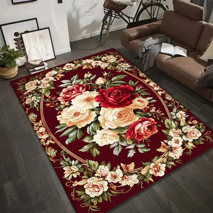 Vintage Floral Area Rug